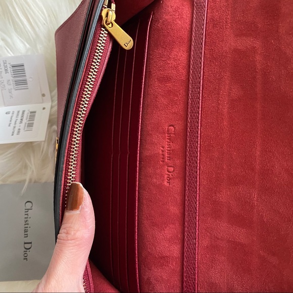 Auth. Christian Dior Saddle Pouch Grained Calfskin - Picture 3 of 6